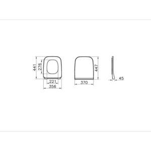 Сиденье для унитаза Integra Square 191-003-009 с микролифтом белый-фото2