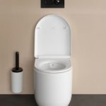 Сиденье для унитаза Liquid 137-003-009 с микролифтом белый-хром-фото2