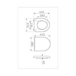 Сиденье для унитаза Liquid 137-003R009 с микролифтом белый-фото2