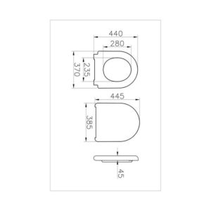 Сиденье для унитаза Liquid 137-003R009 с микролифтом белый-фото2