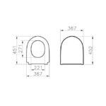 Сиденье для унитаза Nest 220-003R409 с микролифтом белый-фото3