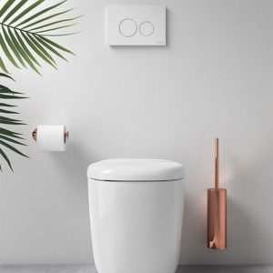 Сиденье для унитаза Plural 126-003-009 с микролифтом белый-хром-фото2