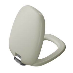 Сиденье для унитаза Plural 126-020-009 с микролифтом матовый тауп-хром-фото1