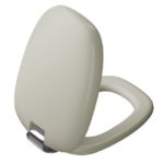 Сиденье для унитаза Plural 126-420-009 с микролифтом матовый тауп-хром-фото1