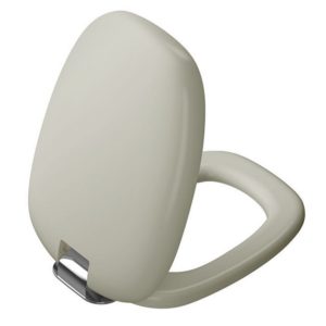 Сиденье для унитаза Plural 126-420-009 с микролифтом матовый тауп-хром-фото1