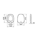Сиденье для унитаза Plural 126-420-029 с микролифтом матовый тауп-медь-фото2