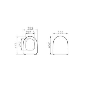 Сиденье для унитаза Sento 130-003-009 с микролифтом белый-фото2