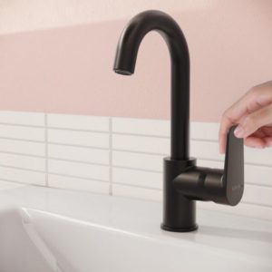 Смеситель для раковины Flow Soft A4316036EXP цвет матовый черный-фото2