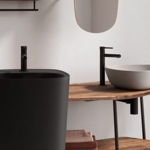 Смеситель для раковины Origin A4255536WTC цвет матовый черный-фото2