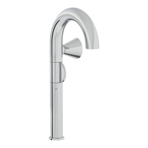 Смеситель для раковины высокий Liquid A42791 цвет хром-фото1