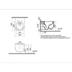 Унитаз подвесной Liquid 7321B403-0075 безободковый белый-фото4