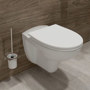 Унитаз подвесной Normus 6855B003-0101 с ободком белый-фото2