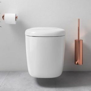 Унитаз подвесной Plural 7830B401-0075 безободковый матовый белый-фото2
