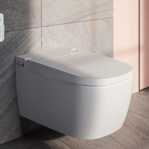 Унитаз подвесной с функцией биде V-care 5674B003-6194 безободковый белый-фото2
