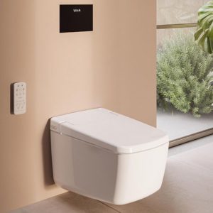 Унитаз подвесной с функцией биде V-care 7231B403-6216 безободковый белый-фото2