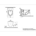 Унитаз подвесной S40 7759B003-0075 безободковый белый-фото5