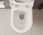 Унитаз подвесной Sanibelle 7551B003-0075 безободковый белый-фото3