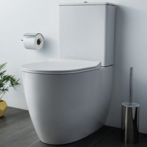 Унитаз с бачком Sento 9830B003-7203 безободковый белый микролифт-фото2