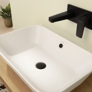 Встроенный смеситель для раковины Root Square A4273836EXP цвет матовый черный-фото2