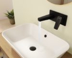 Встроенный смеситель для раковины Root Square A4273836EXP цвет матовый черный-фото3