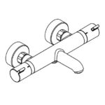 Ecostat Comfort Смеситель для ванны 2 функции Матовый белый 13114700-фото4
