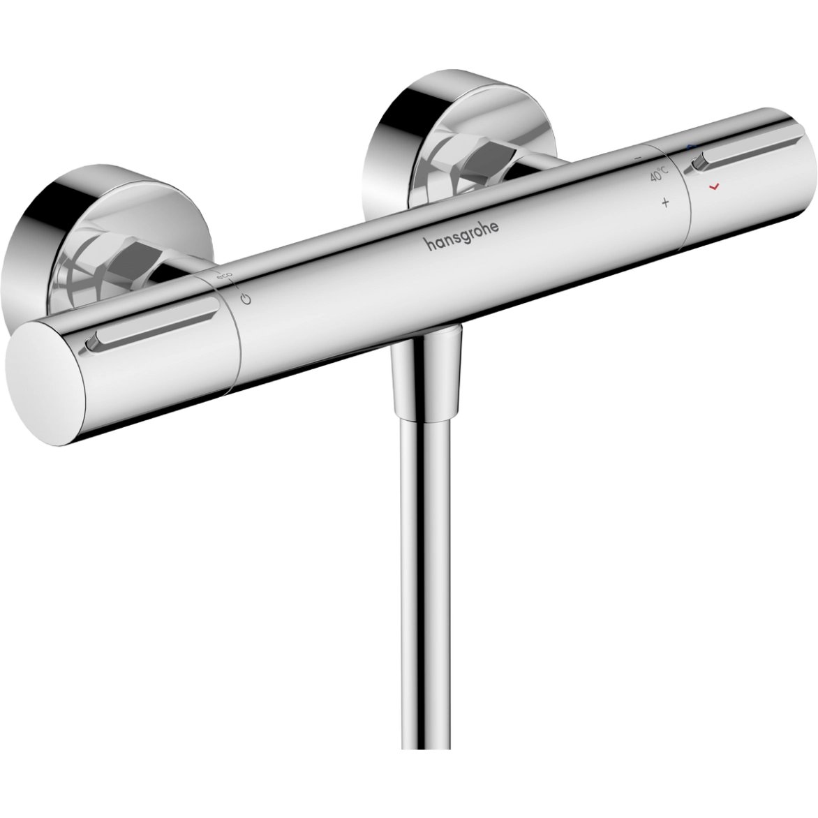 Термостат для душа hansgrohe Ecostat Element 13346000 хром-фото1 Термостат для душа hansgrohe Ecostat Element 13346000 хром-фото1