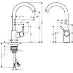Смеситель для кухонной мойки hansgrohe Talis S2 Variarc 14870000 хром-фото4