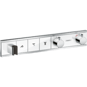 RainSelect Смеситель для душа с двумя рукоятками 3 функции белый_хром 15356400-фото1