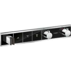 RainSelect Смеситель для душа с двумя рукоятками 3 функции Черный_хром 15356600-фото1