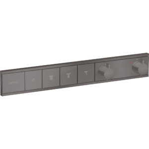 RainSelect Смеситель для душа 4 функции шлифованный черный хром 15382340-фото1