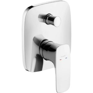 Внешняя часть смесителя для ванны hansgrohe PuraVida скрытого монтажа 15445000 хром-фото1