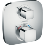 Ecostat E Смеситель для душа с двумя рукоятками 1 функция Хромированный 15707000-фото1