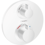 Ecostat S Смеситель для душа с двумя рукоятками 2 функции Матовый белый 15758700-фото1