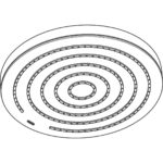 Верхний душ Pulsify S 1 режим распыления 24141670-фото3