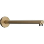 Душевой кронштейн hansgrohe Pulsify S настенный 390 мм 24357140 шлифованная бронза-фото1