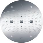 Верхний душ hansgrohe Raindance Rainmaker 600 3jet с потолочным креплением скрытого монтажа с подсветкой 26117000 хром-фото1