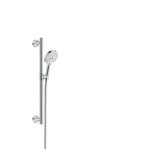 Душевой гарнитур hansgrohe Raindance Select S 120 3jet со штангой 65 см 26320400 белый_хром-фото1