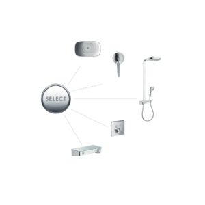 Верхний душ hansgrohe Raindance Select E 300 3jet с настенным кронштейном скрытого монтажа 26468000 хром-фото3
