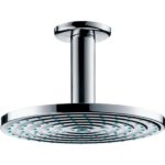 Верхний душ hansgrohe Raindance S 180 1jet EcoSmart с потолочным кронштейном 27464000 хром-фото1