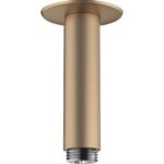 Душевой кронштейн hansgrohe потолочный 100 мм 27479140 шлифованная бронза-фото1