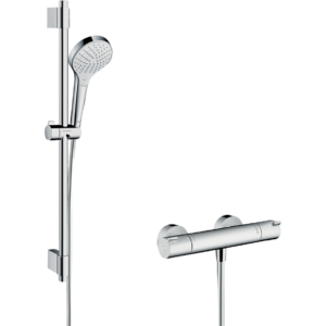 Croma Select S Душевая система внешнего монтажа Vario с термостатом Ecostat 1001 CL и штангой 72 см 27833400-фото1
