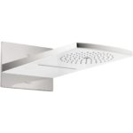 Верхний душ hansgrohe Raindance Rainfall 180 2jet с настенным креплением скрытого монтажа 28433400 белый_хром-фото1