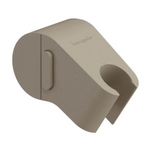 Держатель ручного душа hansgrohe WallStoris Planet Edition с креплением на штангу и регулировкой высоты 28918210 песок-фото1