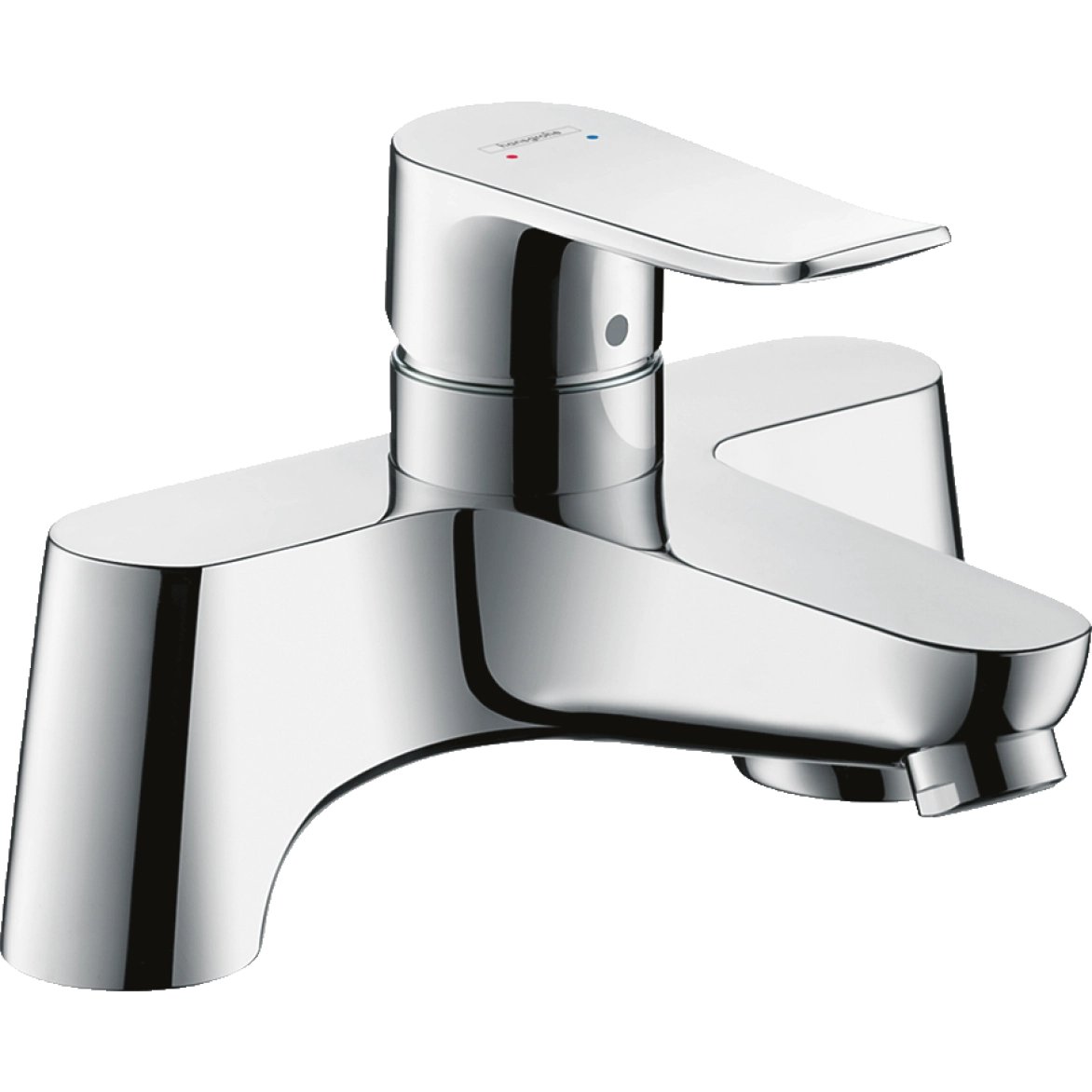 Смеситель для ванны hansgrohe Metris на край ванны 31423000 хром-фото1 Смеситель для ванны hansgrohe Metris на край ванны 31423000 хром-фото1