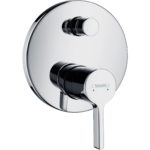 Внешняя часть смесителя для ванны hansgrohe Metris S скрытого монтажа 31465000 хром-фото2
