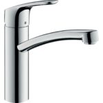 Смеситель для кухонной мойки hansgrohe Focus M41 160 для водонагревателей открытого типа 31804000 хром-фото1