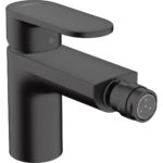 Смеситель для биде hansgrohe Vernis Blend с металлическим сливным гарнитуром 71218670 матовый черный-фото1
