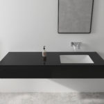 Vernis Shape Смеситель для раковины однорычажный скрытого монтажа настенный с изливом 207 см 71578000-фото2