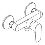 Talis E Смеситель для душа 1 функция Матовый черный 71760670-фото3