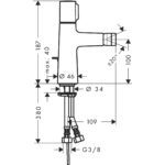 Смеситель для биде hansgrohe Talis Select S 72202000 хром-фото2